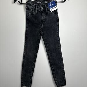 ON High Rise Rock Star Jeggings 360 Stretch Raw Hem 6 NWT